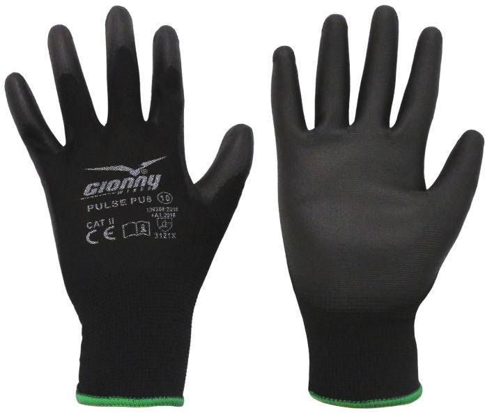 Rukavice PAYPER PULSE PU6, čierna, 10