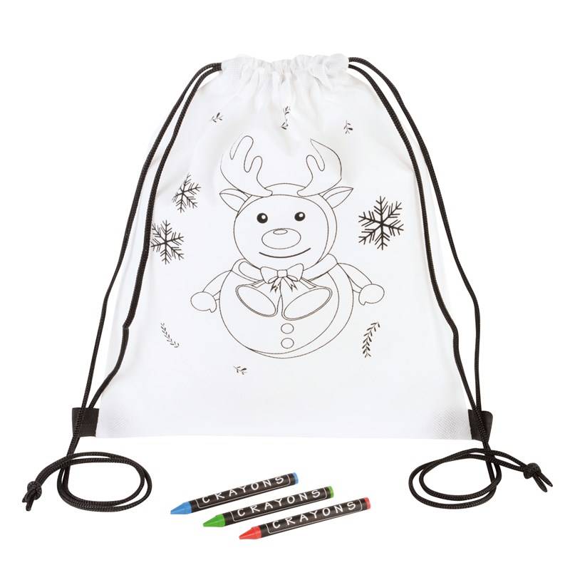 Rupsačik "barevný los" na vymalování, 29x25 cm, polypropylen