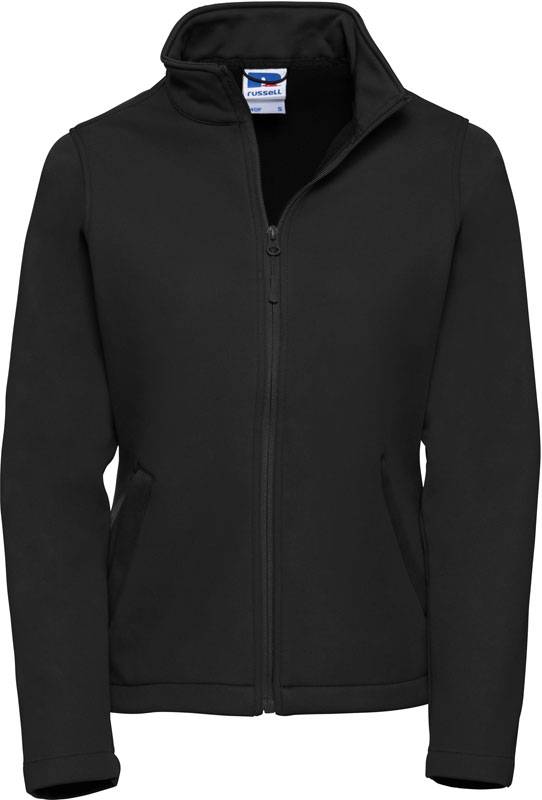 Russell|040F, Dámska 2vrstv.smart softshell bunda, čierna, XS
