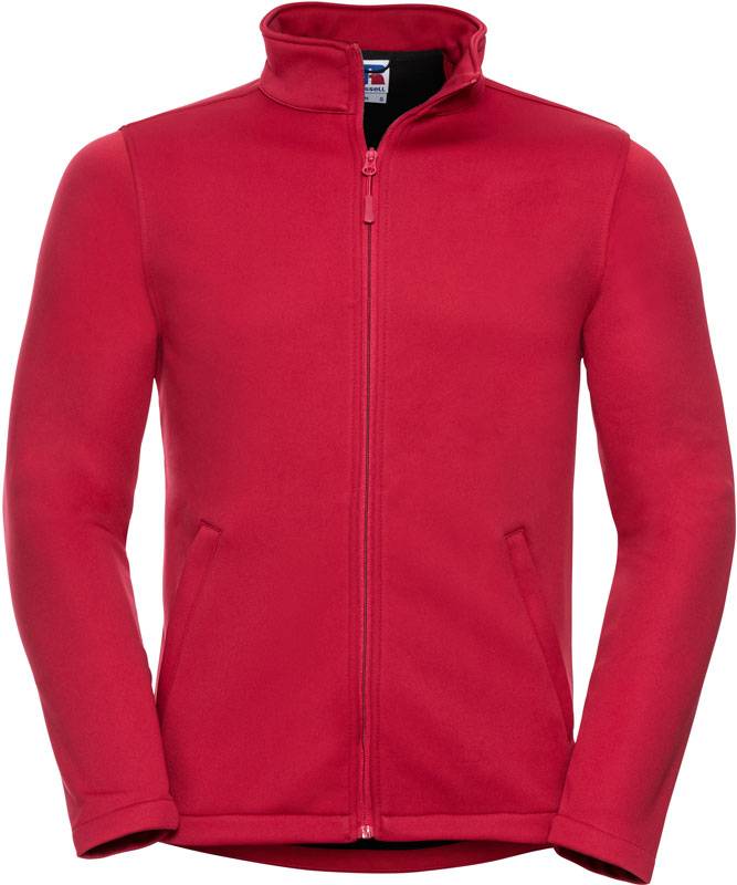 Russell|040M, Pánska 2vrstv.smart softshell bunda, červená Classic, L