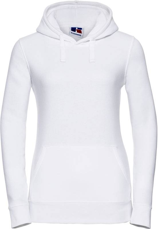 Russell | 265F, Dámska mikina s kapucňou Authentic, biela, XL