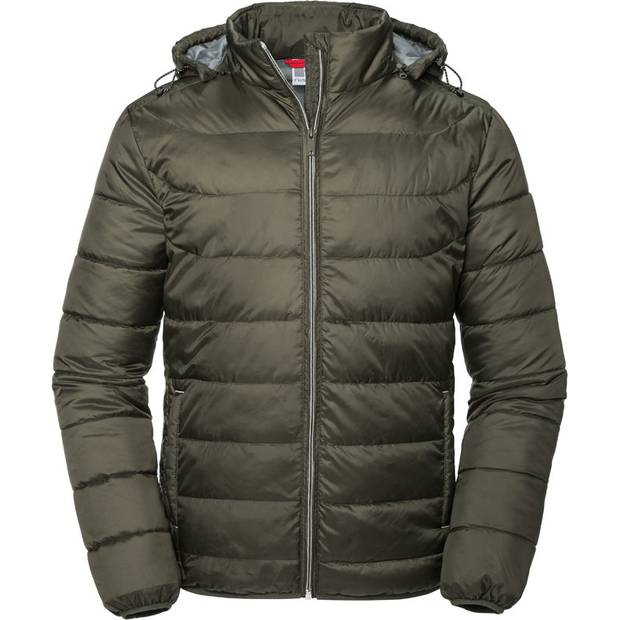 Russell|440M, Pánska Nano bunda s kapuc., zelená Dark Olive, XXL Russell|440M, Pánska Nano bunda s kapuc., zelená Dark Olive, XXL