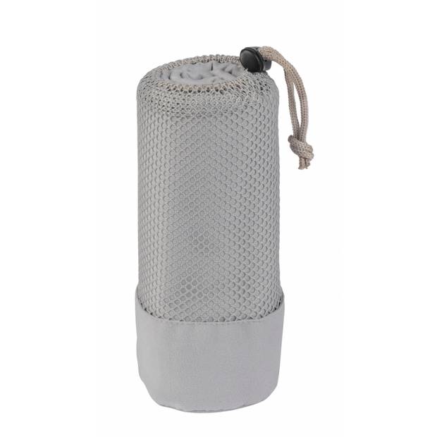 Rýchloschnúci uterák z mikrovlákna v obale, sivá Rýchloschnúci uterák z mikrovlákna v obale, sivá