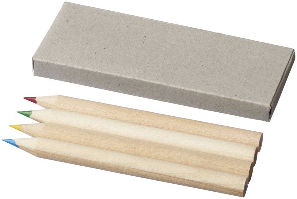 Sada 4 tužek v krabičce, šedá