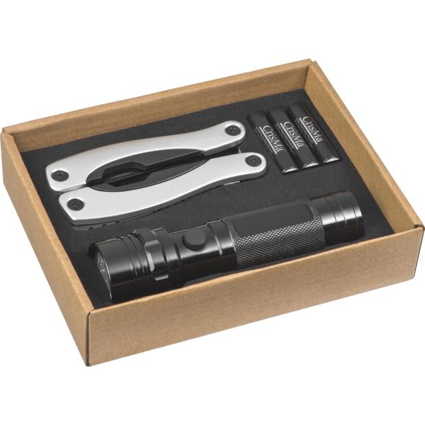 Sada baterky a nářadí, černá Sada baterky a nářadí, černá