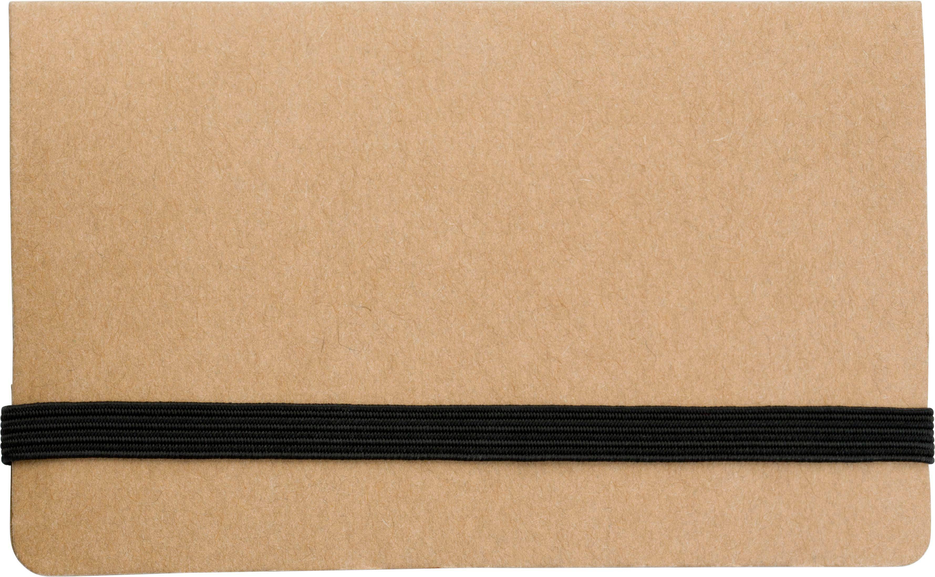 Sada kartónových lepiacich papierikov Bjorn, hnedá - čierna