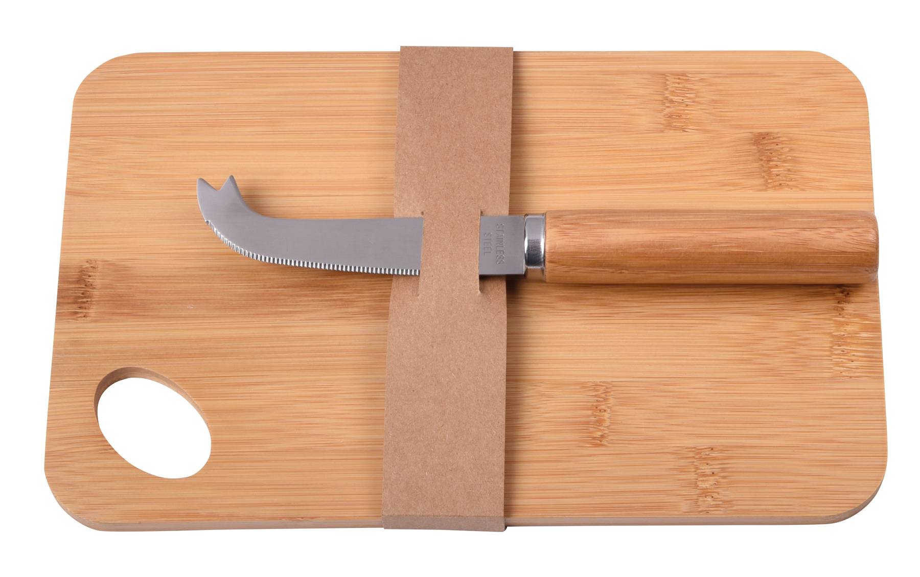 "Sada na krájení sýrů ""Bamboo Cheesy"", hnědá"