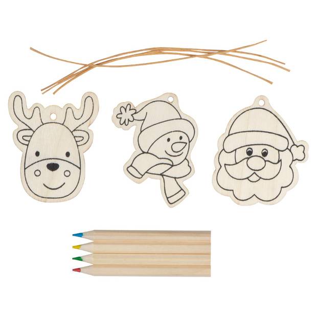 Sada na malování vánočních ozdob, hnědá béžová Sada na malování vánočních ozdob, hnědá béžová