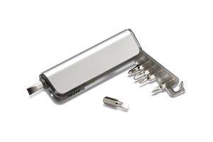 Sada nářadí a LED světlo, šedá