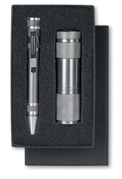 Sada náradia a baterky 9 LED