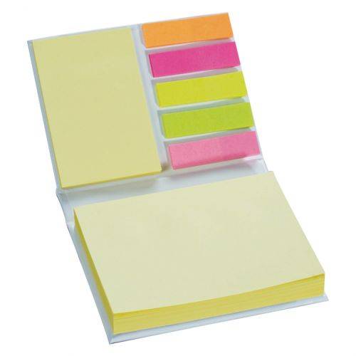 Sada samolepiacích farebných lístkov v knižke