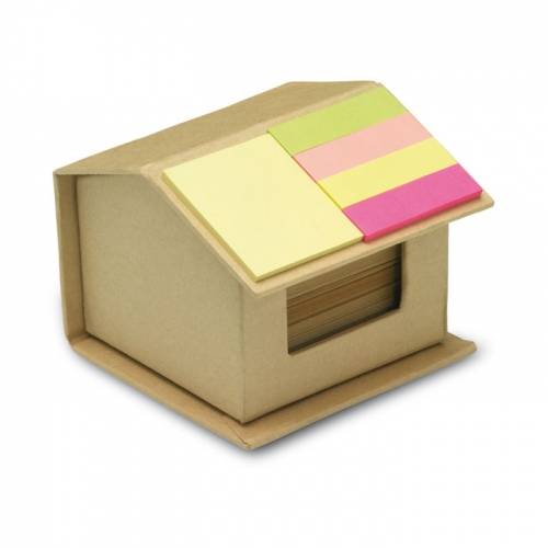 Samolepiace papieriky a memo bočky, tvar domčeka HAUS