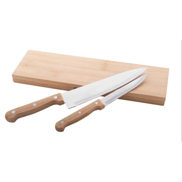 Sanjo sada bambusových nožov, hnedá Sanjo sada bambusových nožov, hnedá