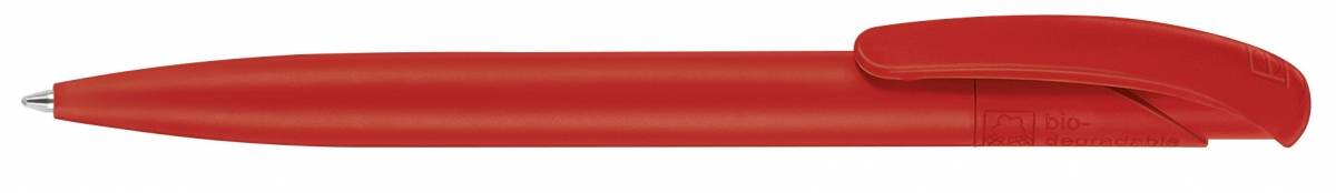 SENATOR Nature plus guľôčkové pero z biologicky odbúrateľného materiálu, modrá náplň, červená