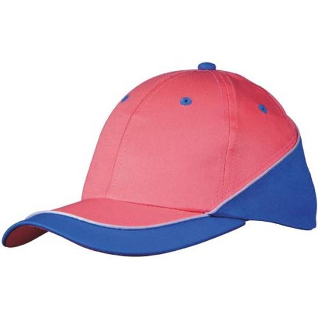 Šestipanel.kšiltovka zn.SLAZENGER, růžová/sv.modrá /SPACE/ Šestipanel.kšiltovka zn.SLAZENGER, růžová/sv.modrá /SPACE/