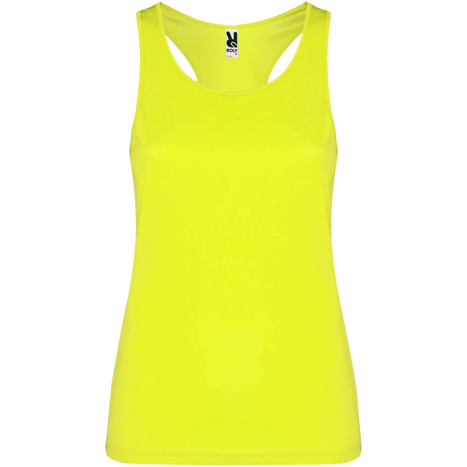 Shura dámska športová vesta, žltá Fluor, S