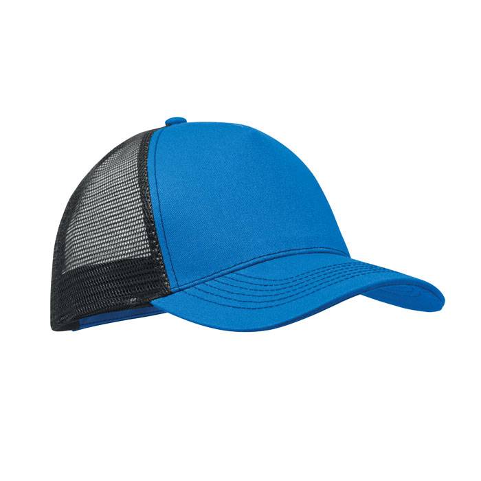 Šiltovka trucker s 5 panelmi, modrá Royal