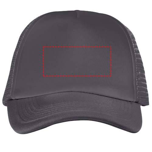 Šiltovka Trucker s 5 panelmi, sivá Storm - čierna