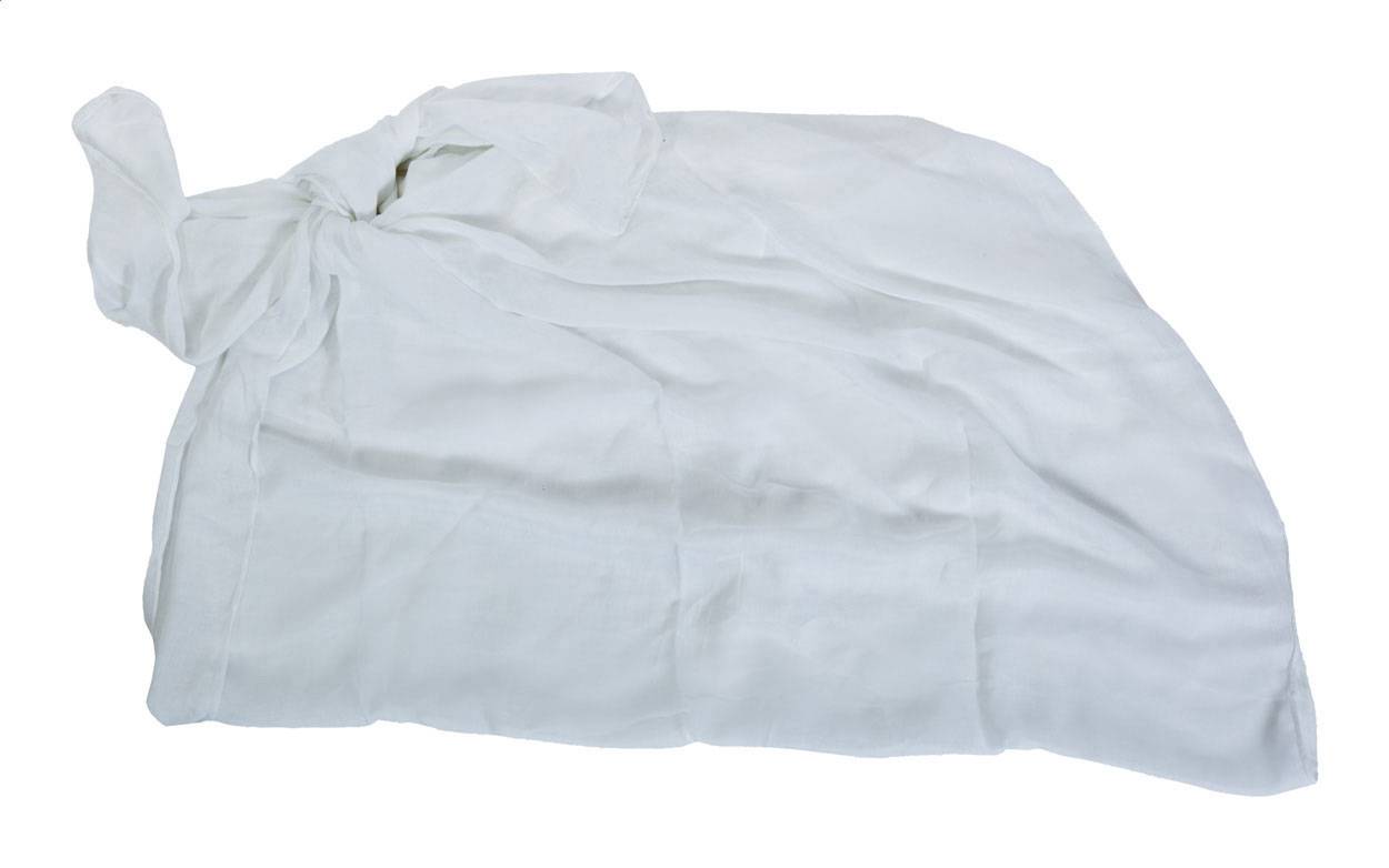 Simlo plážový šál, biela