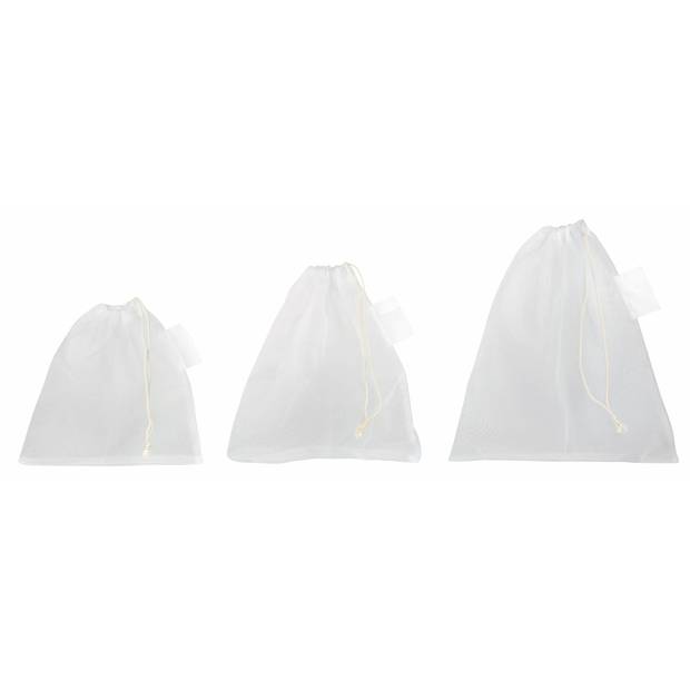 Síťka na ovoce a zeleninu, 3 ks "Blue Planet", bílá Síťka na ovoce a zeleninu, 3 ks "Blue Planet", bílá