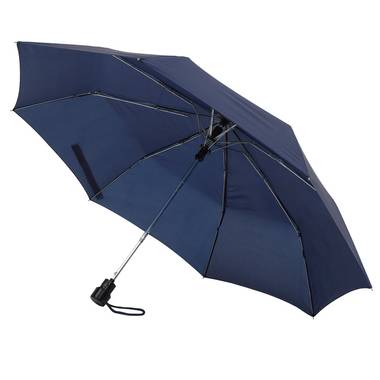 Skládací automatický deštník, tmavě modrá