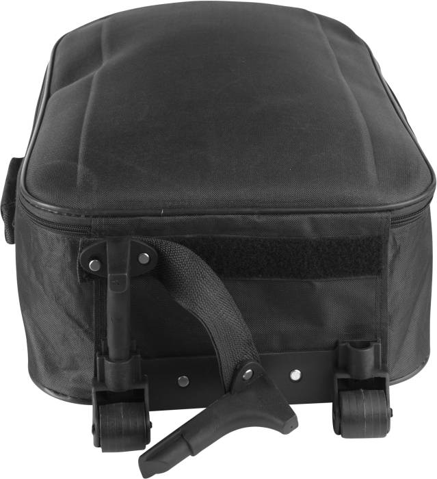 Skladací kufor na kolieskach, čierna