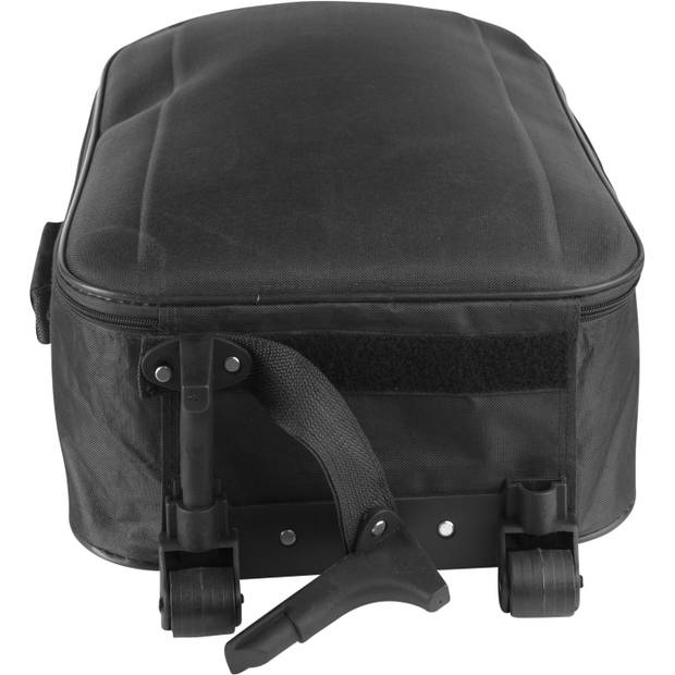 Skladací kufor na kolieskach, čierna Skladací kufor na kolieskach, čierna