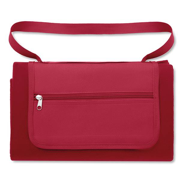 Skládací pikniková deka, červená Skládací pikniková deka, červená