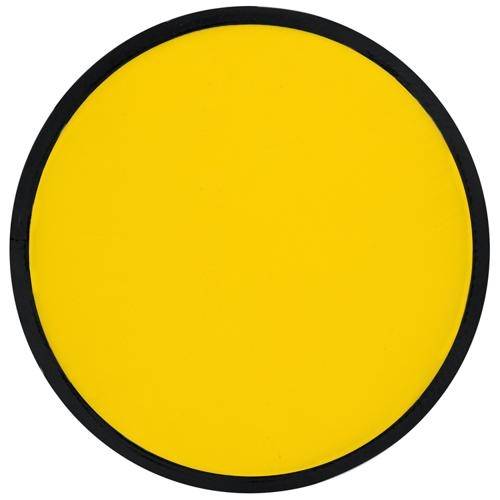 Skladacie frisbee z polyesteru, žltá