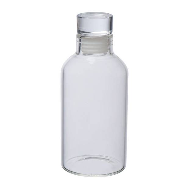 Sklenená fľaša na pitie, 300 ml, transparentná Sklenená fľaša na pitie, 300 ml, transparentná