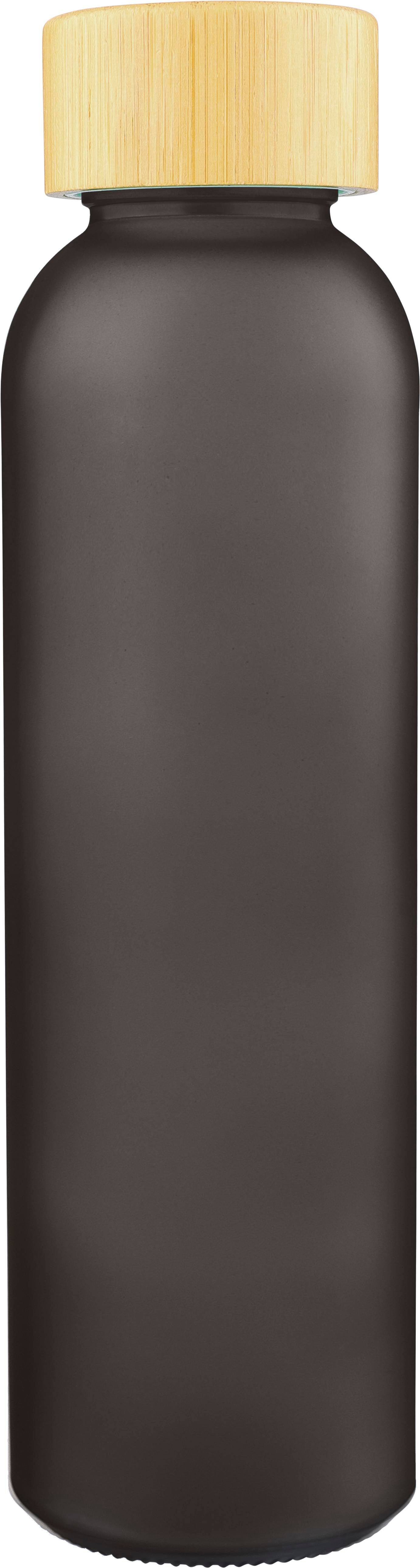 Sklenená fľaša na pitie (500 ml) Levi, čierna