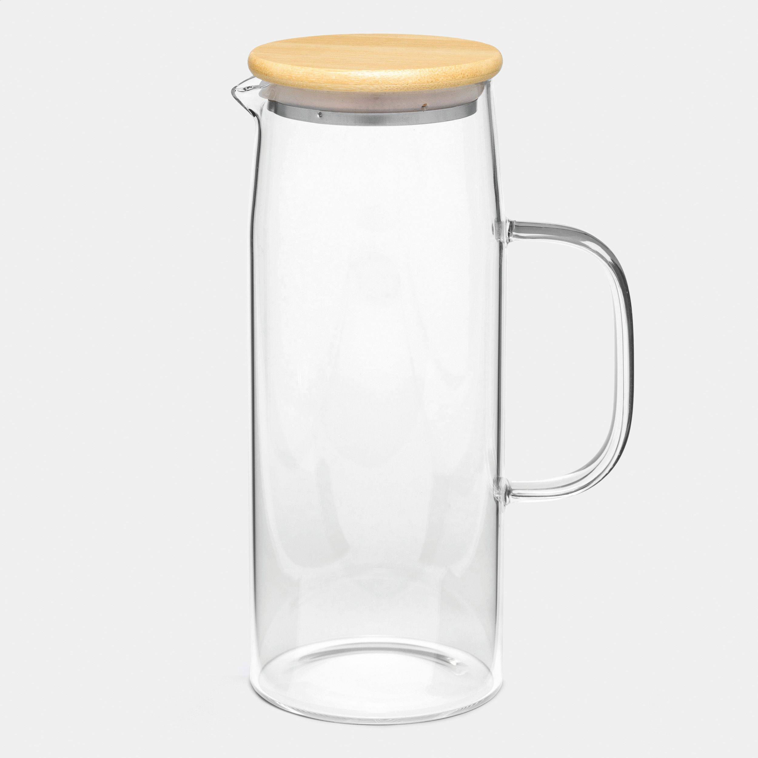 Sklenená karafa BAMBOO PITCHER, hnedá