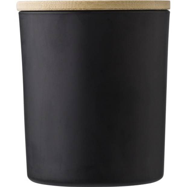 Skleněná svíčka Matouš, černá Skleněná svíčka Matouš, černá