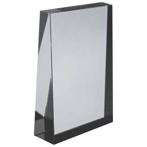 Skleněné těžítko na stůl, transparentní