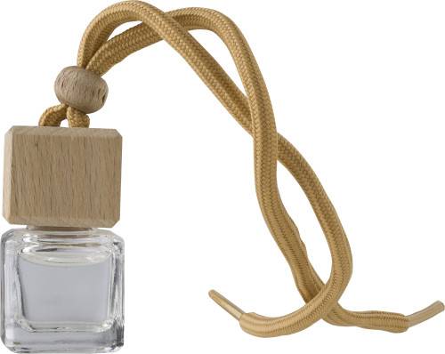 Skleněný plnitelný osvěžovač do auta Roman, hnědá