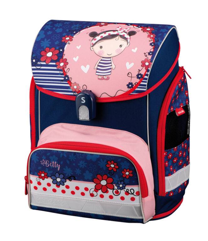 Školská aktovka Little Betty, viacfarebná