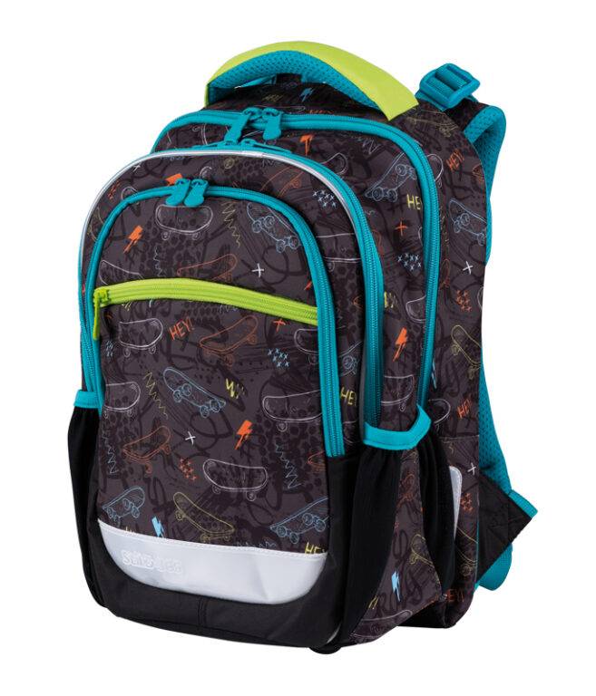 Školský batoh Skate, viacfarebná