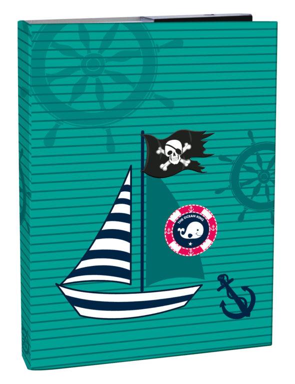 Školský box A4 Ocean Pirate, viacfarebná