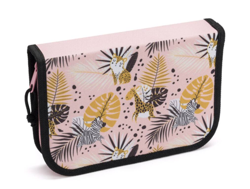 Školský jednoposchodový peračník Tropical, viacfarebná