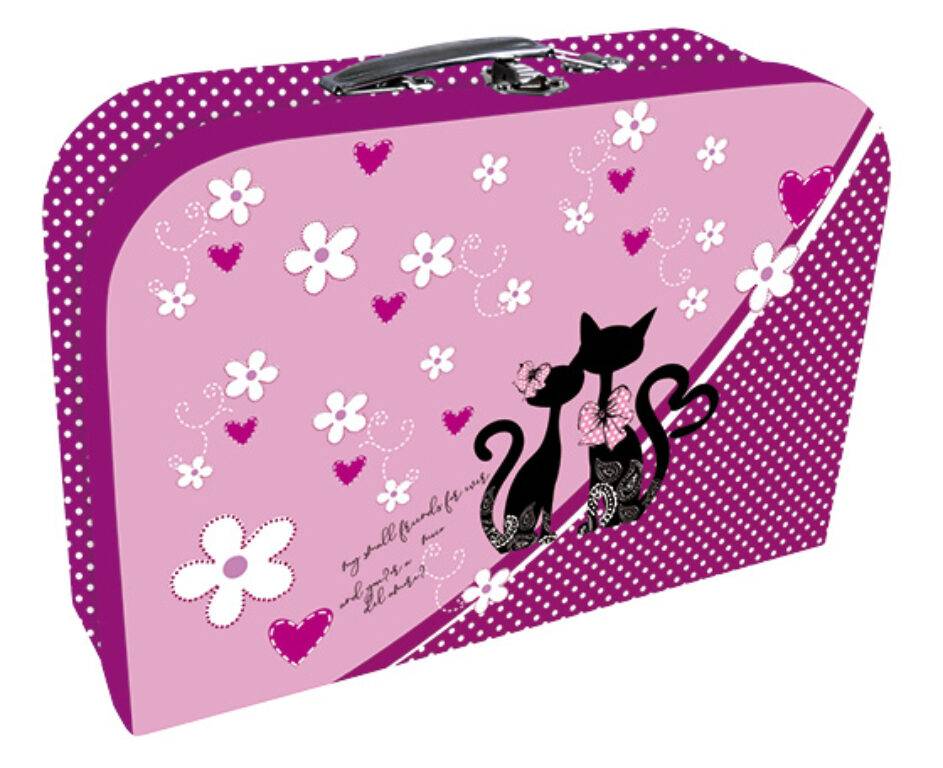 Školský kufrík Cats Love, viacfarebná