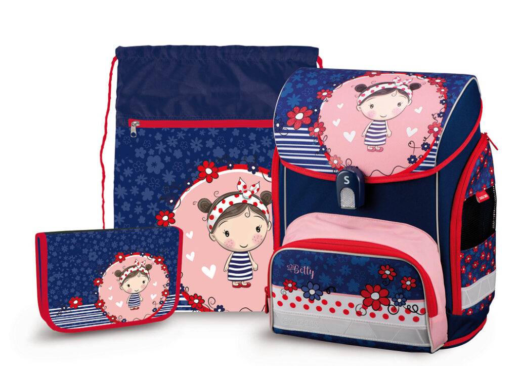 Školský set Little Betty, viacfarebná