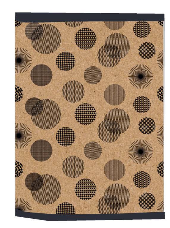 Školský zošit A4 linajkový Spot kraft, viacfarebná