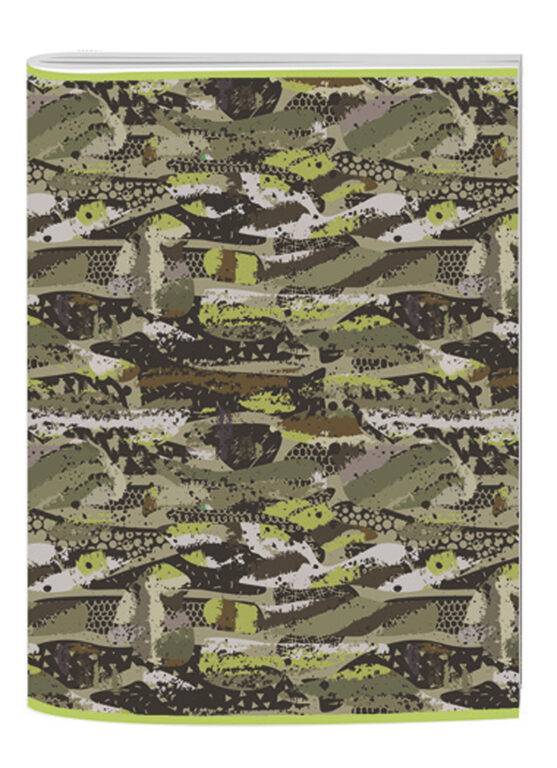 Školský zošit A5 linajkový MILITARY, viacfarebná