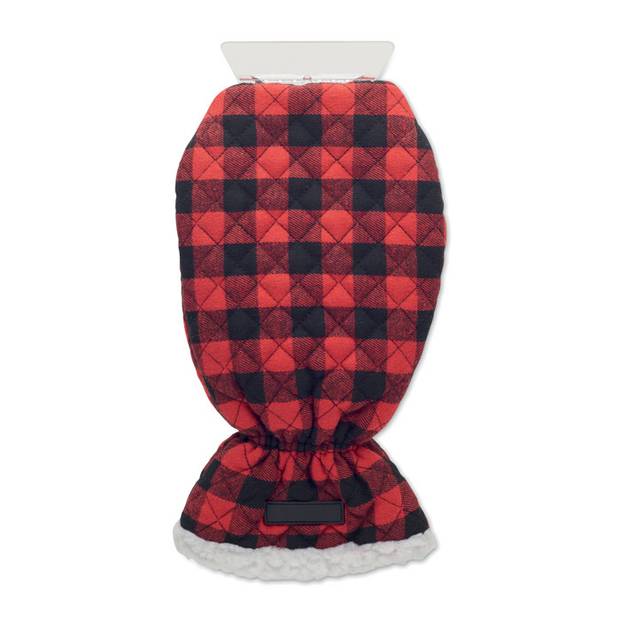 Škrabka na ľad s rukavicou, červená Škrabka na ľad s rukavicou, červená