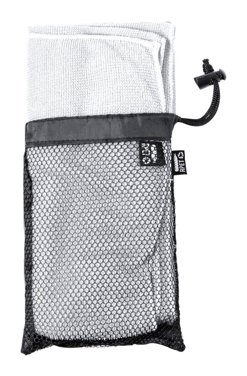 Slash RPET ručník, biela