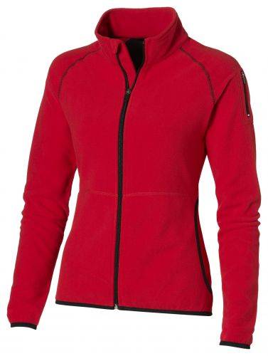 SLAZENGER DROP SHOT LADIES MICRO FLEECE JACKET červená S