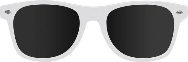 Slnečné okuliare, biela