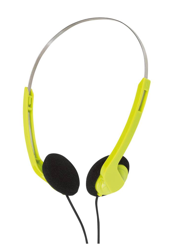 Slúchadlá, 115 cm kábel, zelená /ROKER/