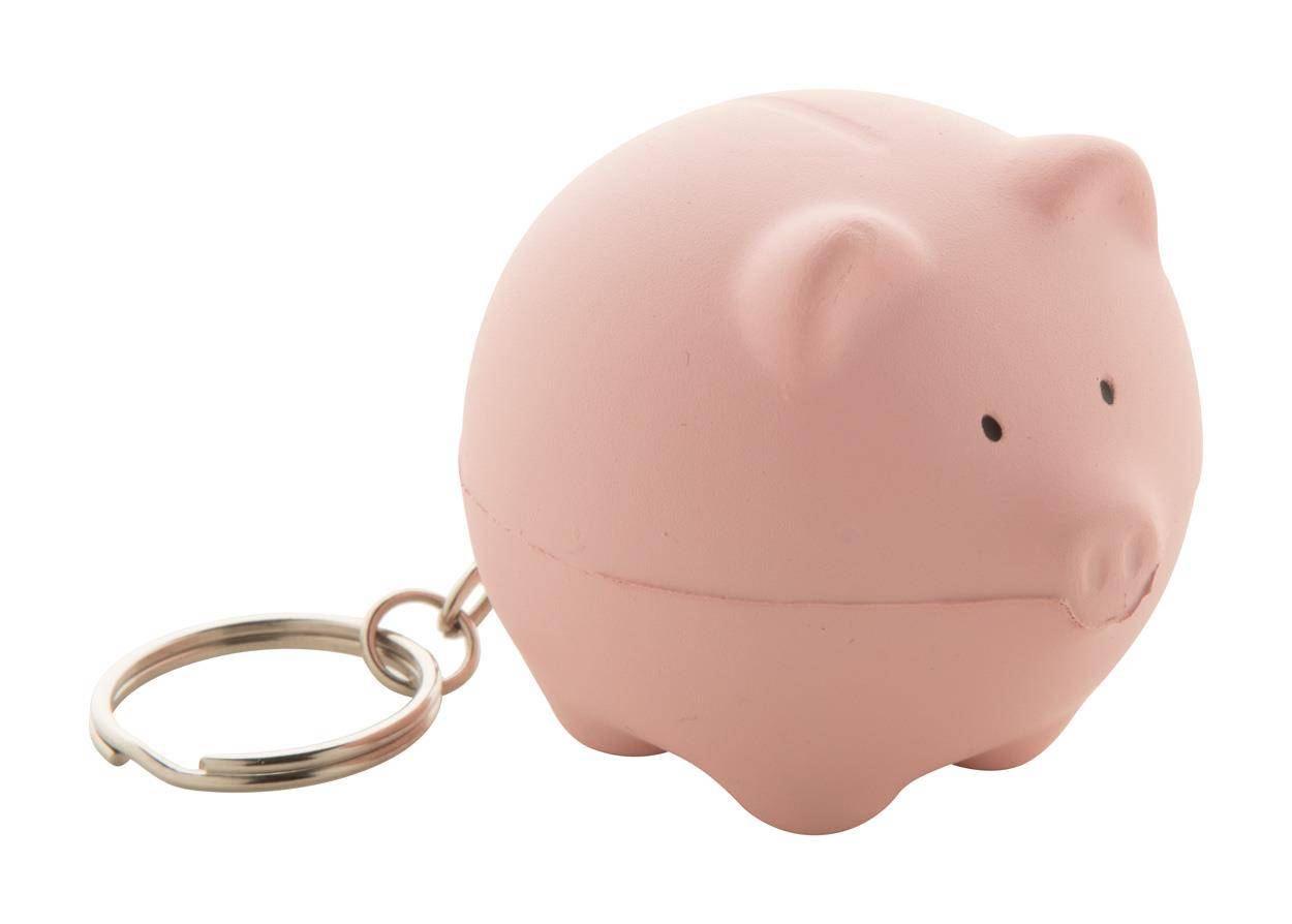 Snowball antistresový přívěšek na klíče, růžová