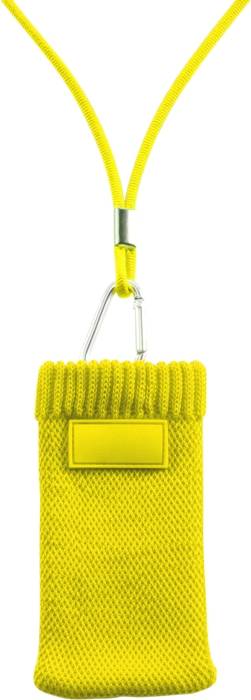 SOCKIE obal na mobil alebo MP3, žltá
